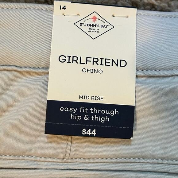 St. Johnson Bay Girlfriend Style Chino-Size 14 - Picture 4 of 7